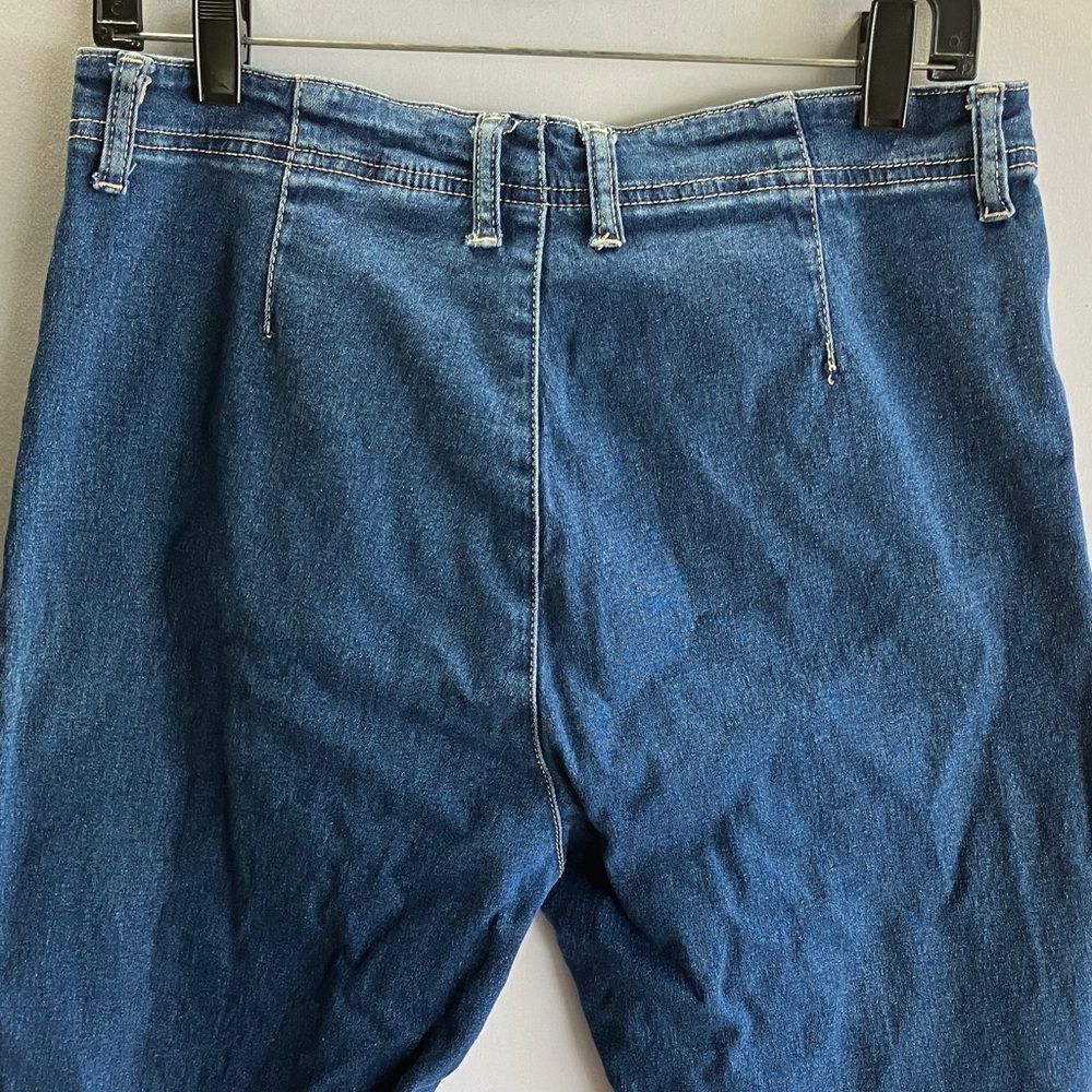 Bill Blass Women's Straight Leg Blue Jeans - Picture 5 of 7